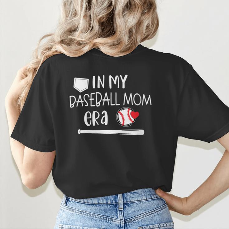 Baseball Mom 2024 In My Baseball Mom Era Gameday Women's T-Shirt Back Print Baseball Mom 2024 In My Baseball Mom Era Gameday Women's T-Shirt Back Print