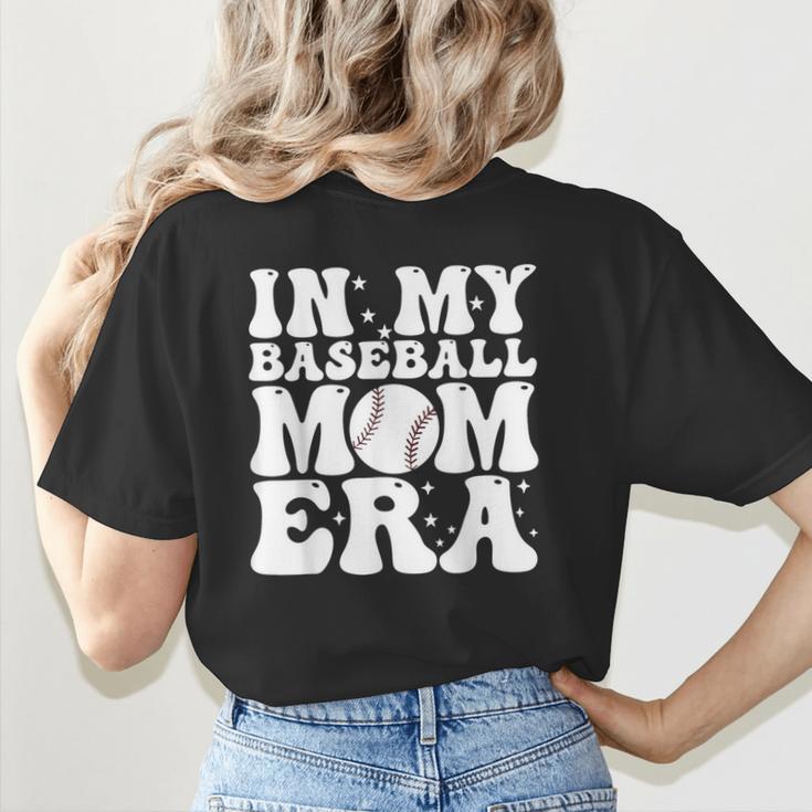 In My Baseball Mom Era Baseball Mama Mother's Day Women's T-Shirt Back Print In My Baseball Mom Era Baseball Mama Mother's Day Women's T-Shirt Back Print