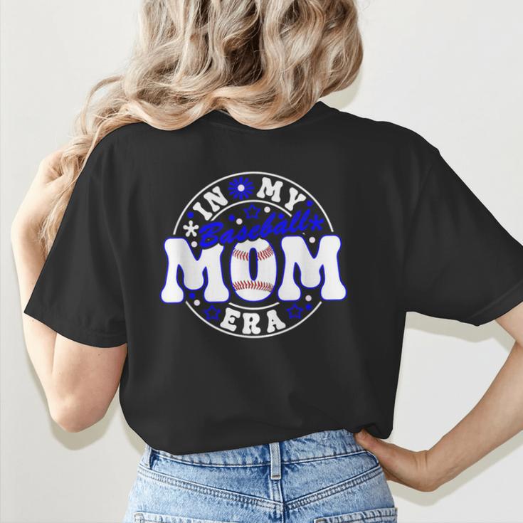 Baseball Mom Era Player Mother Game Day Women's T-Shirt Back Print Baseball Mom Era Player Mother Game Day Women's T-Shirt Back Print