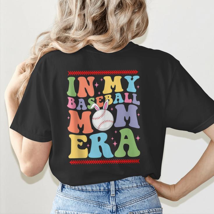 In My Baseball Mom Era Tee Bunny Ears Rabbit Baseball Women's T-Shirt Back Print In My Baseball Mom Era Tee Bunny Ears Rabbit Baseball Women's T-Shirt Back Print