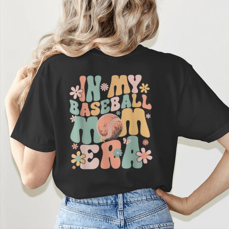 In My Baseball Mom Era Women's T-Shirt Back Print