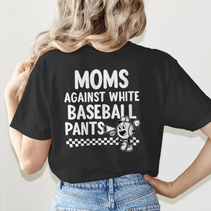 Baseball Mom Game Day Moms Against Pants Women's T-Shirt Back Print Baseball Mom Game Day Moms Against Pants Women's T-Shirt Back Print