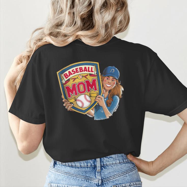Baseball Mom Mama Mother's In My Baseball Mom Era Women's T-Shirt Back Print