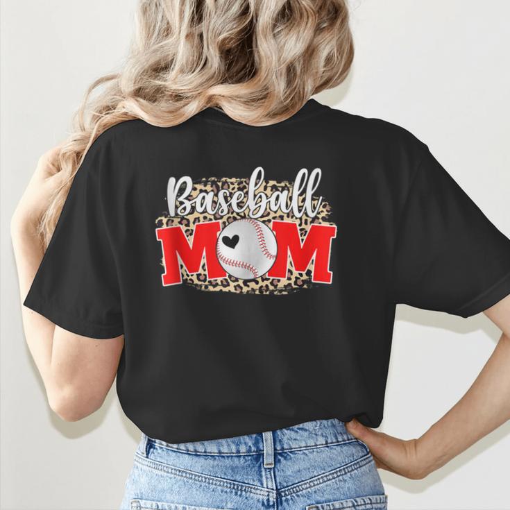 Baseball Mom Mother's Day For Mom Game Day Outfit Women's T-Shirt Back Print Baseball Mom Mother's Day For Mom Game Day Outfit Women's T-Shirt Back Print