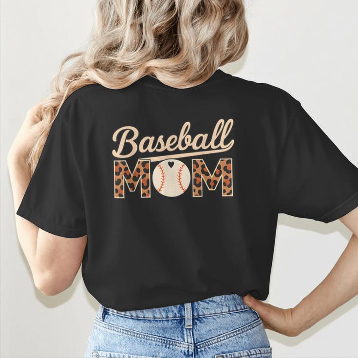 Baseball Mom Mothers' Day Women's T-Shirt Back Print Baseball Mom Mothers' Day Women's T-Shirt Back Print