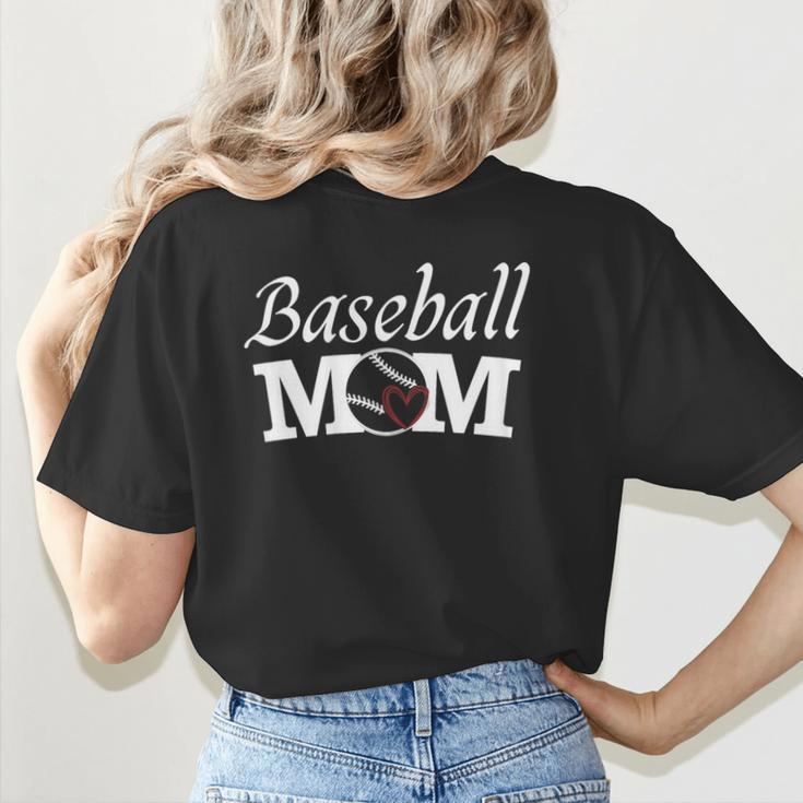 Baseball Mom Mother`s Day Women's T-Shirt Back Print