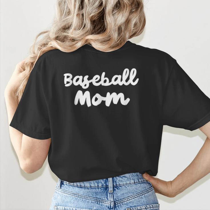 Baseball Mom Retro Women's T-Shirt Back Print Baseball Mom Retro Women's T-Shirt Back Print