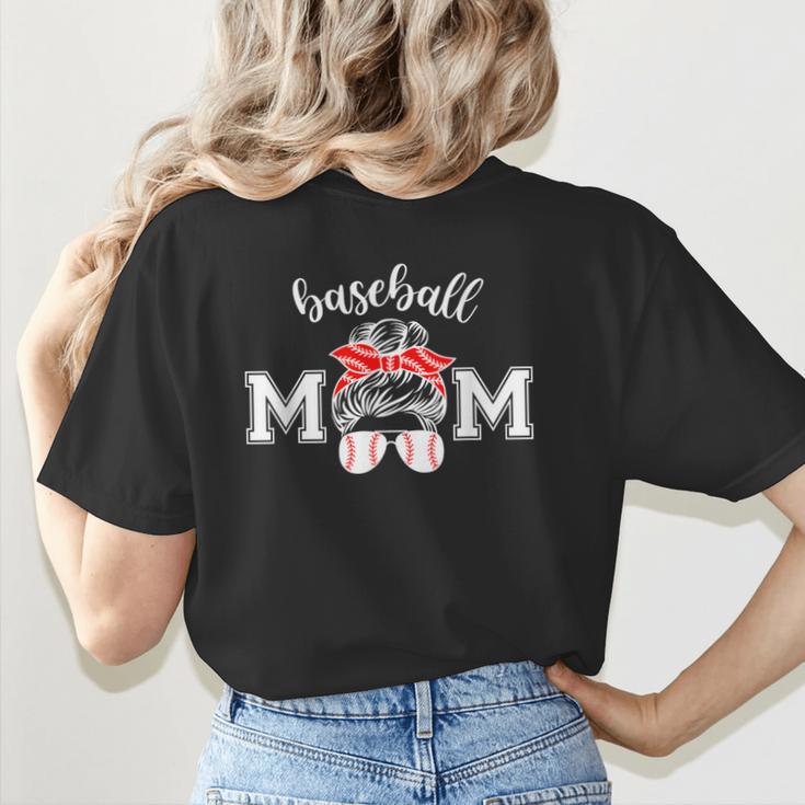 Baseball Mom Tee Baseball Mom Women's T-Shirt Back Print Baseball Mom Tee Baseball Mom Women's T-Shirt Back Print