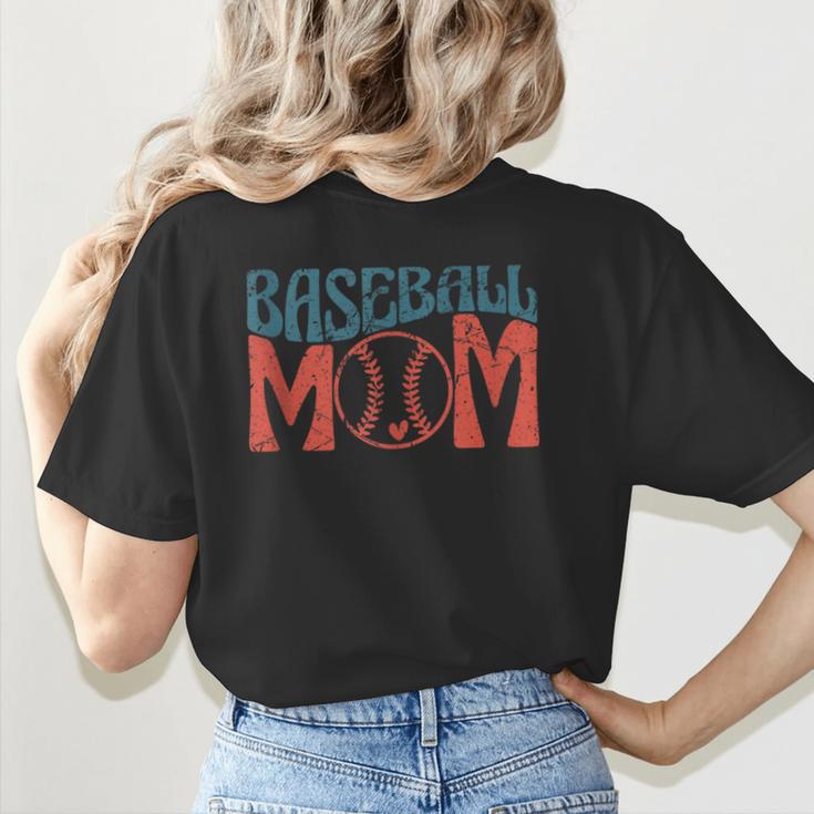 Baseball Mom Vintage Baseball Women's T-Shirt Back Print