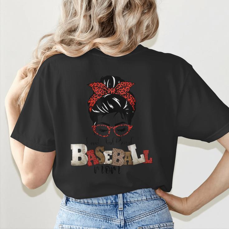 I Am Baseball Mom Women's T-Shirt Back Print I Am Baseball Mom Women's T-Shirt Back Print