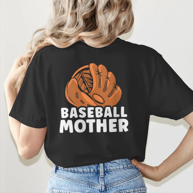 Baseball Mother Lover Baseballer Player Match Baseball Mom Women's T-Shirt Back Print Baseball Mother Lover Baseballer Player Match Baseball Mom Women's T-Shirt Back Print