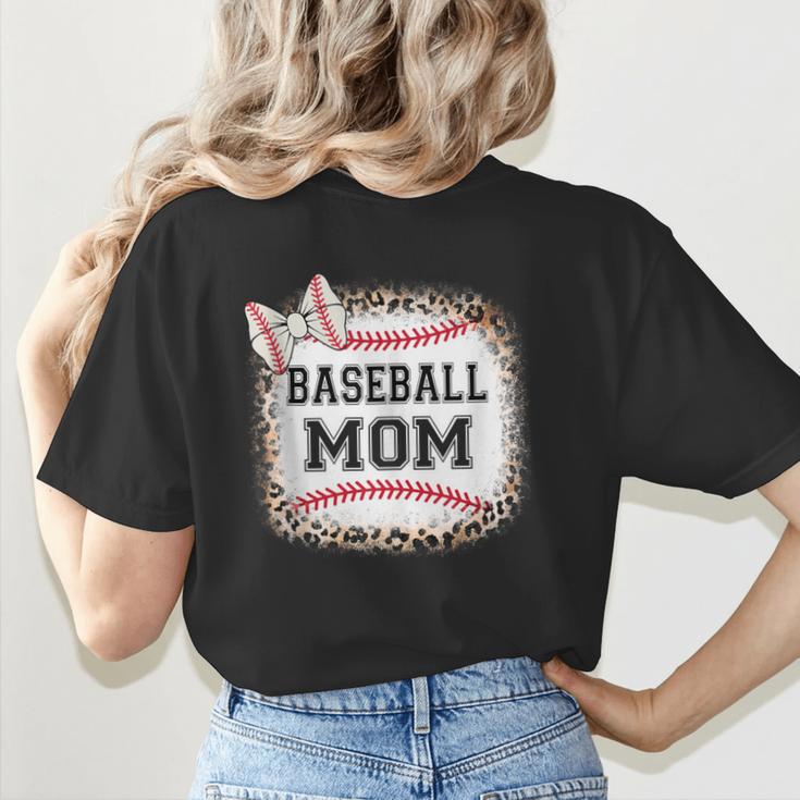 Baseball-Shirt Women Girls Mama Baseball Mom Women's T-Shirt Back Print