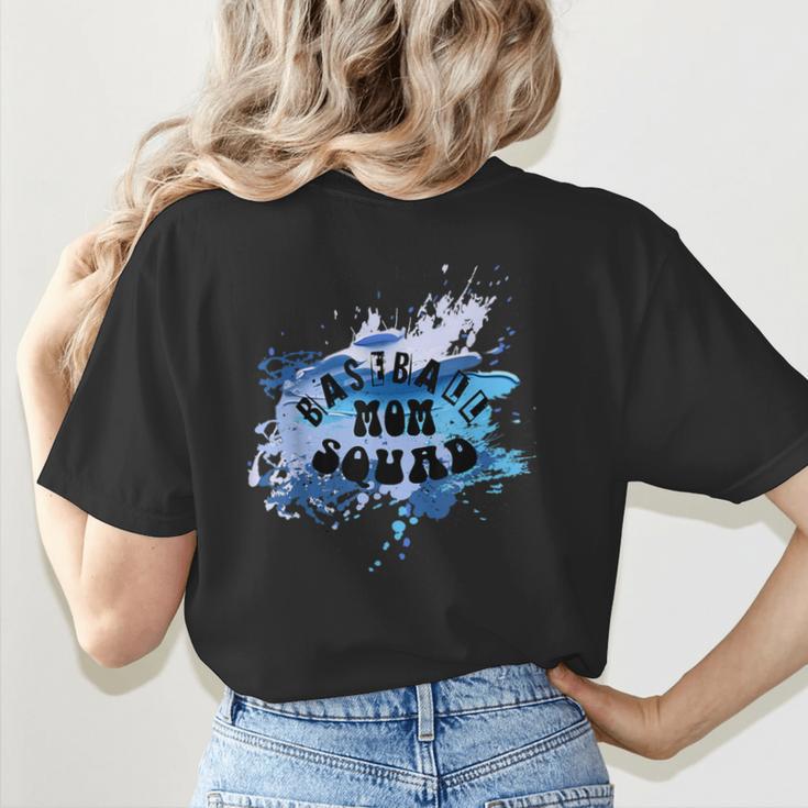 Baseball Sons Baseball Moms Squad Women's T-Shirt Back Print