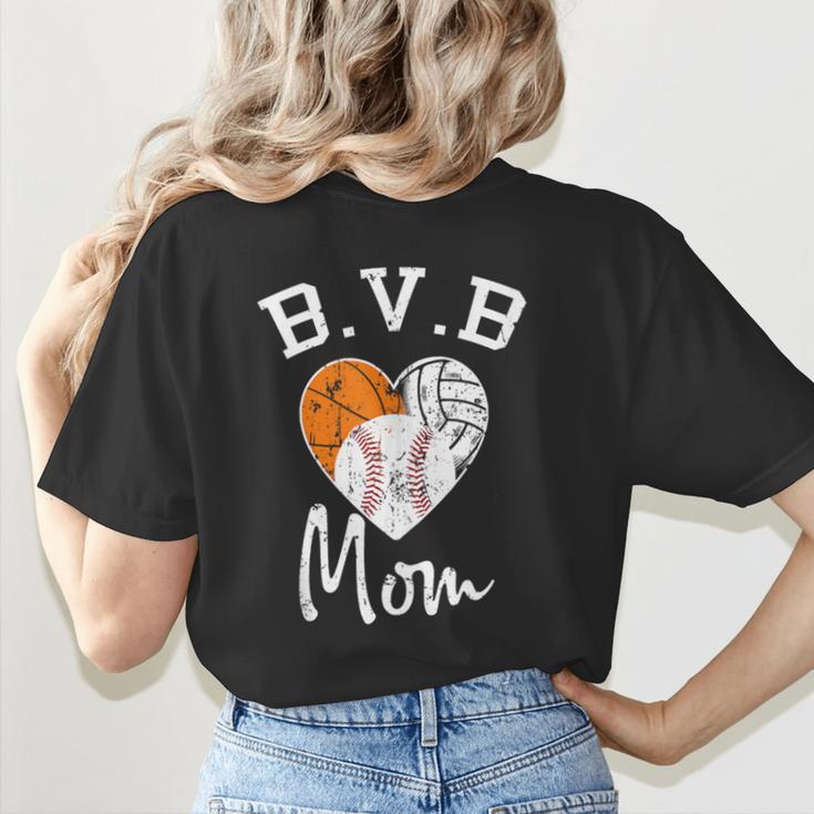Basketball Volleyball Baseball Mom For Women Women's T-Shirt Back Print