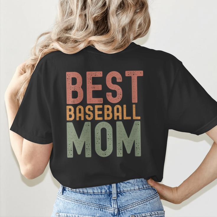 Best Baseball Mom Sports Cute Moms Day Women's T-Shirt Back Print Best Baseball Mom Sports Cute Moms Day Women's T-Shirt Back Print