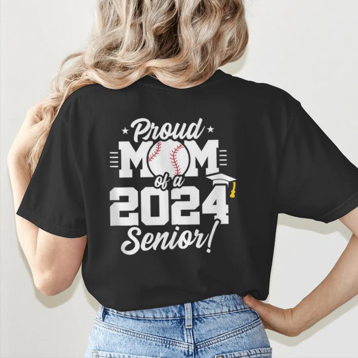 Class Of 2024 Senior Year Baseball Mom Senior 2024 Women's T-Shirt Back Print