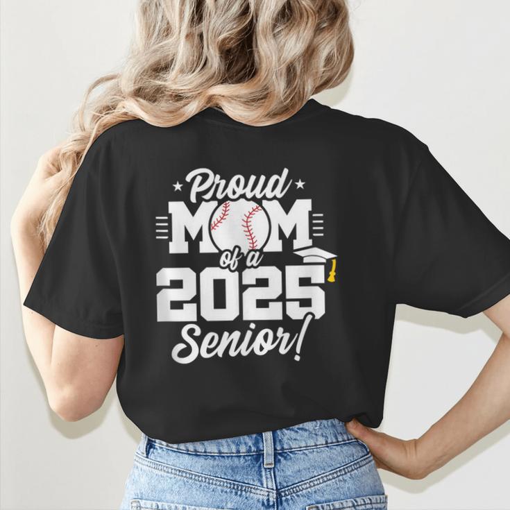 Class Of 2025 Senior Year Baseball Mom Senior 2025 Women's T-Shirt Back Print Class Of 2025 Senior Year Baseball Mom Senior 2025 Women's T-Shirt Back Print