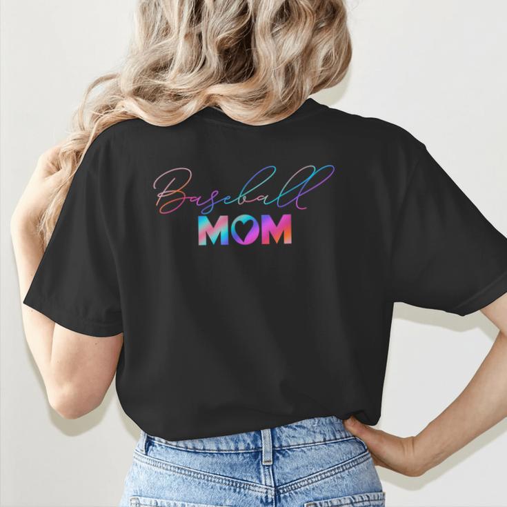 Cute Mother's Day Teeball T-Ball Baseball Mom Women's T-Shirt Back Print Cute Mother's Day Teeball T-Ball Baseball Mom Women's T-Shirt Back Print