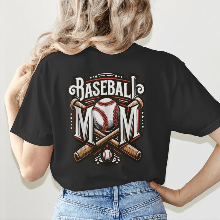 Home Run Baseball Mom Women's T-Shirt Back Print