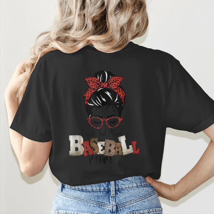 Loud And Proud Baseball Mom Women's T-Shirt Back Print