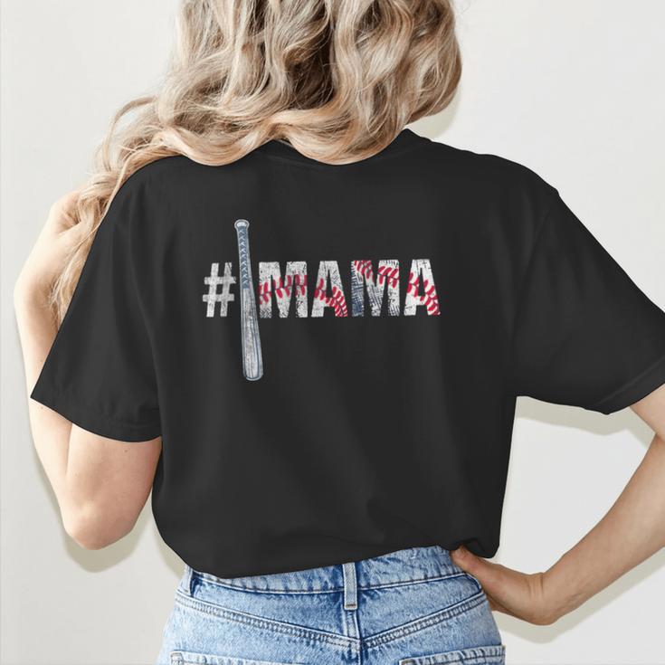 Number One Baseball Mom For Mothers Day Baseball Mama Women's T-Shirt Back Print