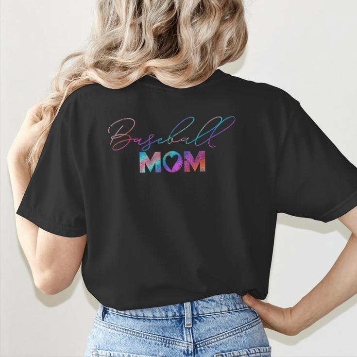 Retro Cute Mother's Day Teeball T-Ball Baseball Mom Women's T-Shirt Back Print Retro Cute Mother's Day Teeball T-Ball Baseball Mom Women's T-Shirt Back Print