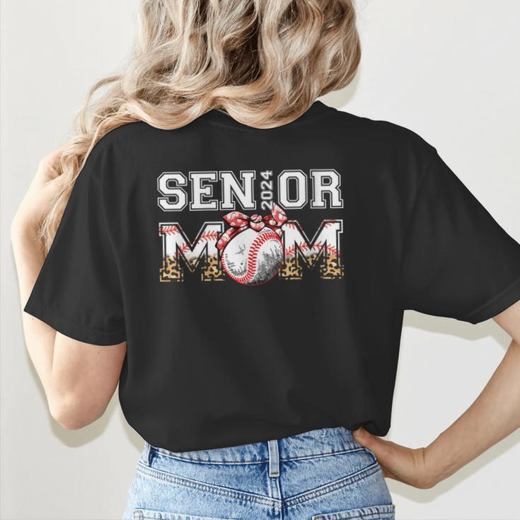Senior Mom Class Of 2024 Baseball Mom Bandana Graduation Women's T-Shirt Back Print Senior Mom Class Of 2024 Baseball Mom Bandana Graduation Women's T-Shirt Back Print