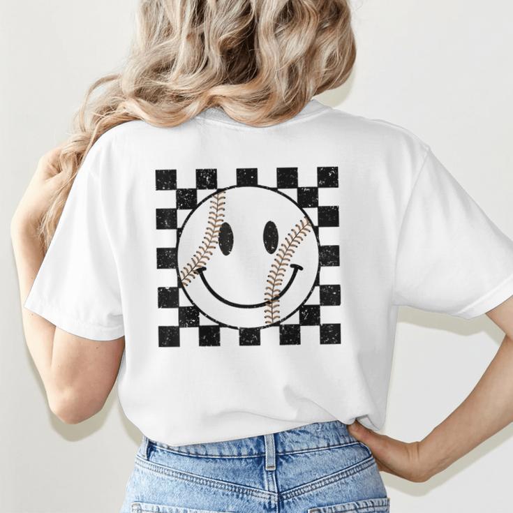 Baseball Game Day Baseball Mom Women's T-Shirt Back Print Baseball Game Day Baseball Mom Women's T-Shirt Back Print
