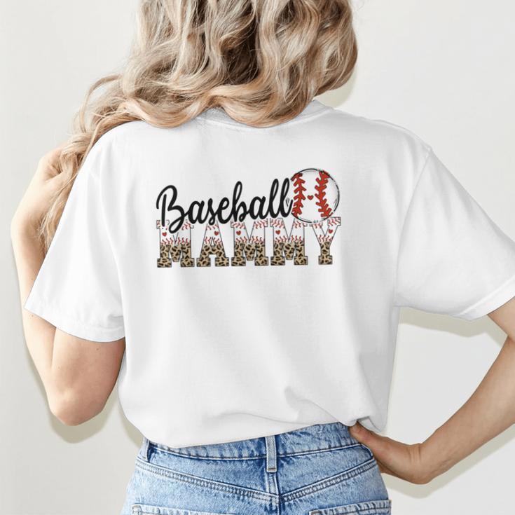 Baseball Mammy Women BallPark Mammy Baseball Mom Women's T-Shirt Back Print Baseball Mammy Women BallPark Mammy Baseball Mom Women's T-Shirt Back Print