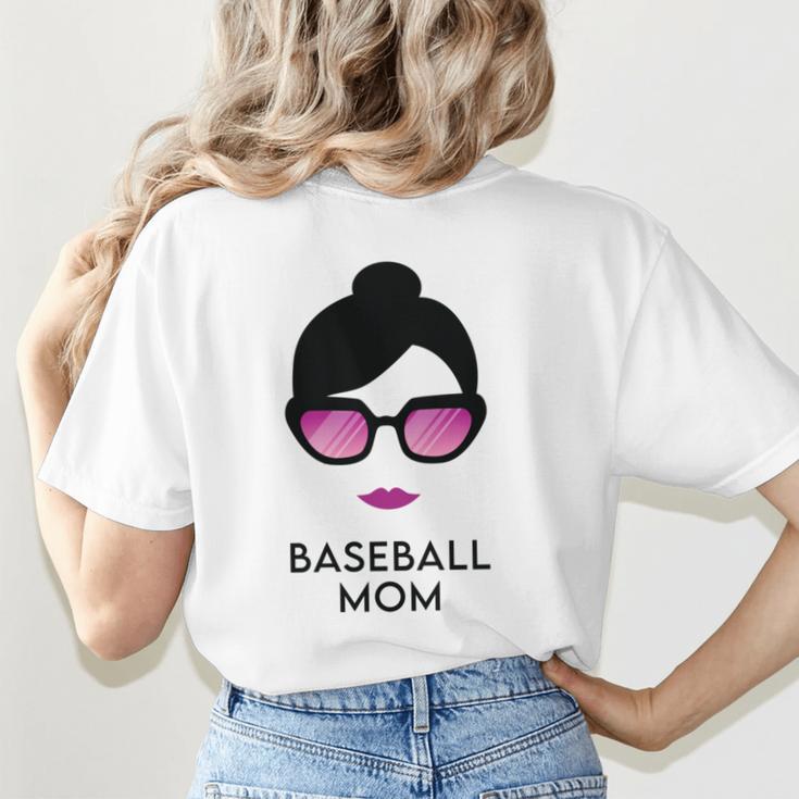 Baseball Mom Activity Mom Women's T-Shirt Back Print