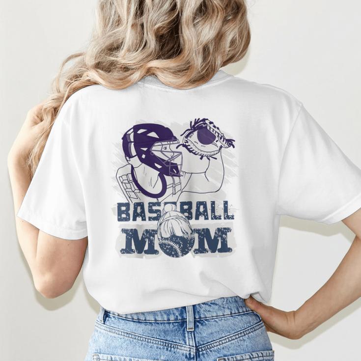 Baseball Mom Cute Design Sports & Softball Nostalgia Tee Raglan Baseball Tee Women's T-Shirt Back Print Baseball Mom Cute Design Sports & Softball Nostalgia Tee Raglan Baseball Tee Women's T-Shirt Back Print