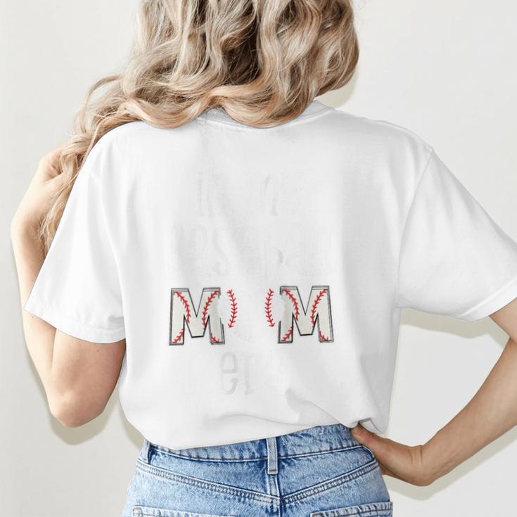 Baseball Mom Era Gameday In My Baseball Mom Era Women's T-Shirt Back Print