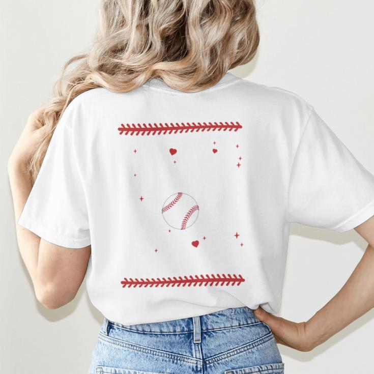 In My Baseball Mom Era Groovy Baseball Mom Team Mother's Day Women's T-Shirt Back Print In My Baseball Mom Era Groovy Baseball Mom Team Mother's Day Women's T-Shirt Back Print