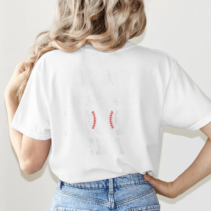In My Baseball Mom Era Baseball For Baseball Team Moms Women's T-Shirt Back Print