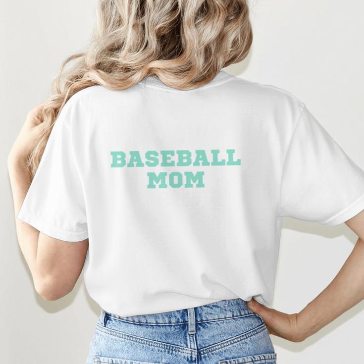 In My Baseball Mom Era Tee Game Day Baseball Mom Life Women's T-Shirt Back Print