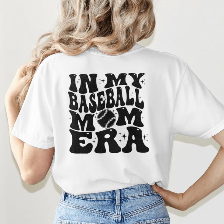 In My Baseball Mom Era Baseball Women's T-Shirt Back Print In My Baseball Mom Era Baseball Women's T-Shirt Back Print
