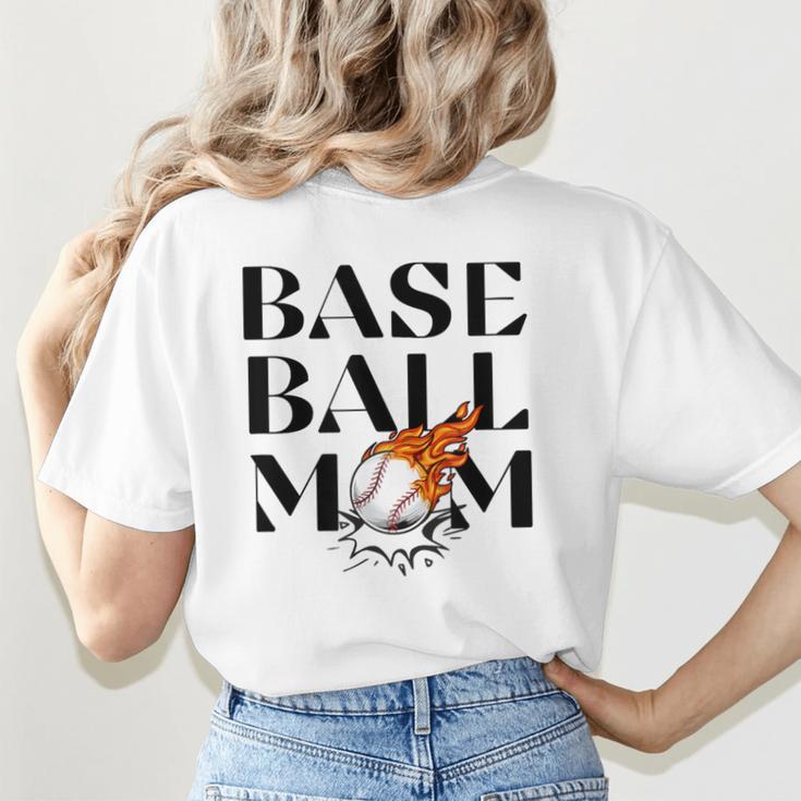 Baseball Mom Game Day Game Day Women's T-Shirt Back Print