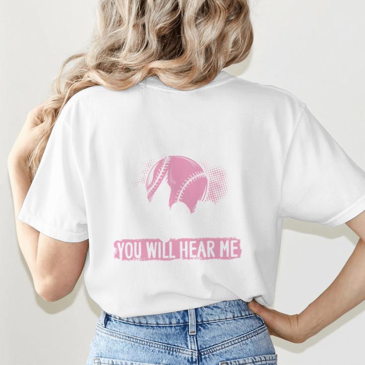Baseball Mom Baseball Gloves Bat Baseball Player Women's T-Shirt Back Print Baseball Mom Baseball Gloves Bat Baseball Player Women's T-Shirt Back Print