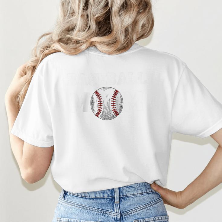 Baseball MOM Mother's Day Baseball Game Cheer Mom Raglan Baseball Tee Women's T-Shirt Back Print Baseball MOM Mother's Day Baseball Game Cheer Mom Raglan Baseball Tee Women's T-Shirt Back Print