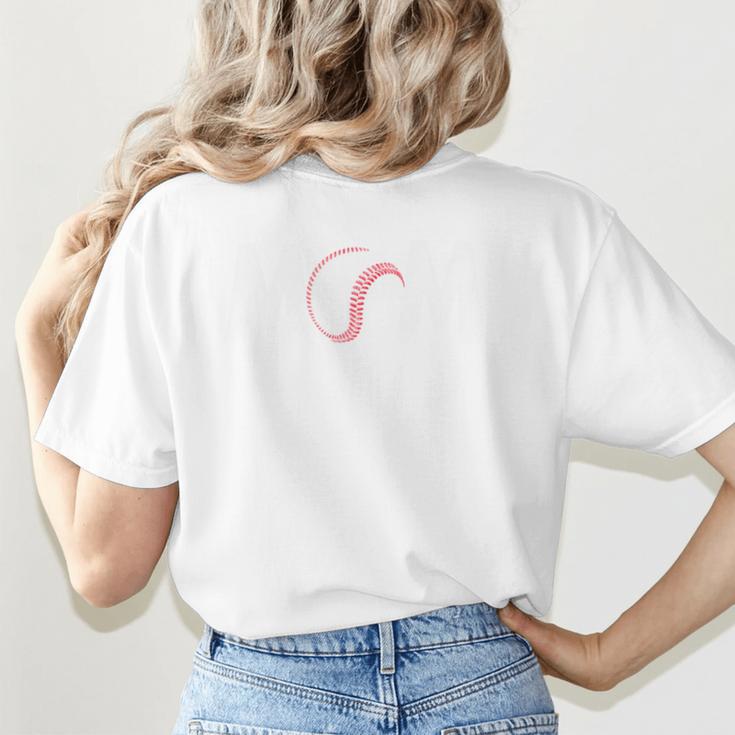 Baseball Mom Mother's Day Mama Sport Women's T-Shirt Back Print Baseball Mom Mother's Day Mama Sport Women's T-Shirt Back Print