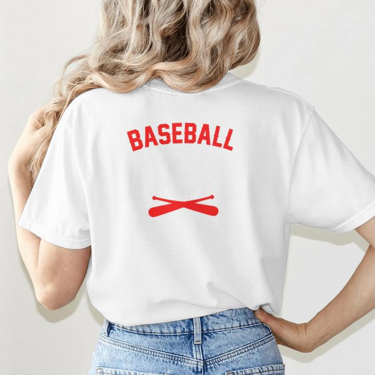 Baseball Mom Baseball Player For Mother's Day Women's T-Shirt Back Print Baseball Mom Baseball Player For Mother's Day Women's T-Shirt Back Print