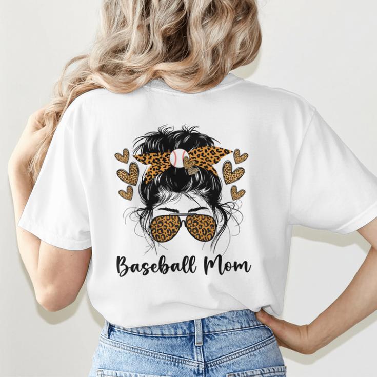 Baseball Mom Baseball Player Mom Women's T-Shirt Back Print Baseball Mom Baseball Player Mom Women's T-Shirt Back Print
