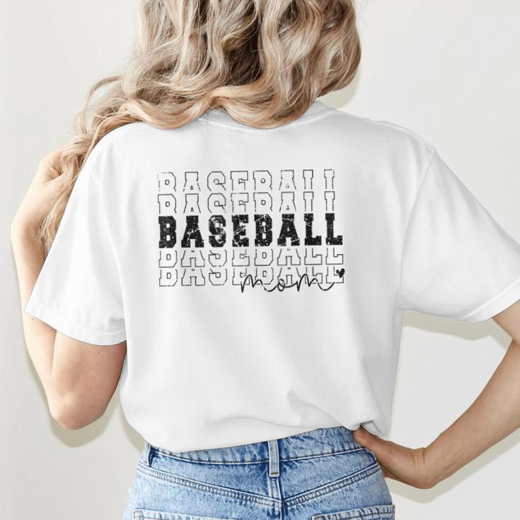 Baseball Mom Vintage Sporty Humor Women's T-Shirt Back Print