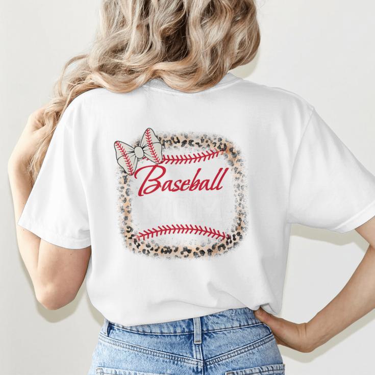 Baseball-Shirt Women Mama Mother Baseball Mom Premium Women's T-Shirt Back Print Baseball-Shirt Women Mama Mother Baseball Mom Premium Women's T-Shirt Back Print