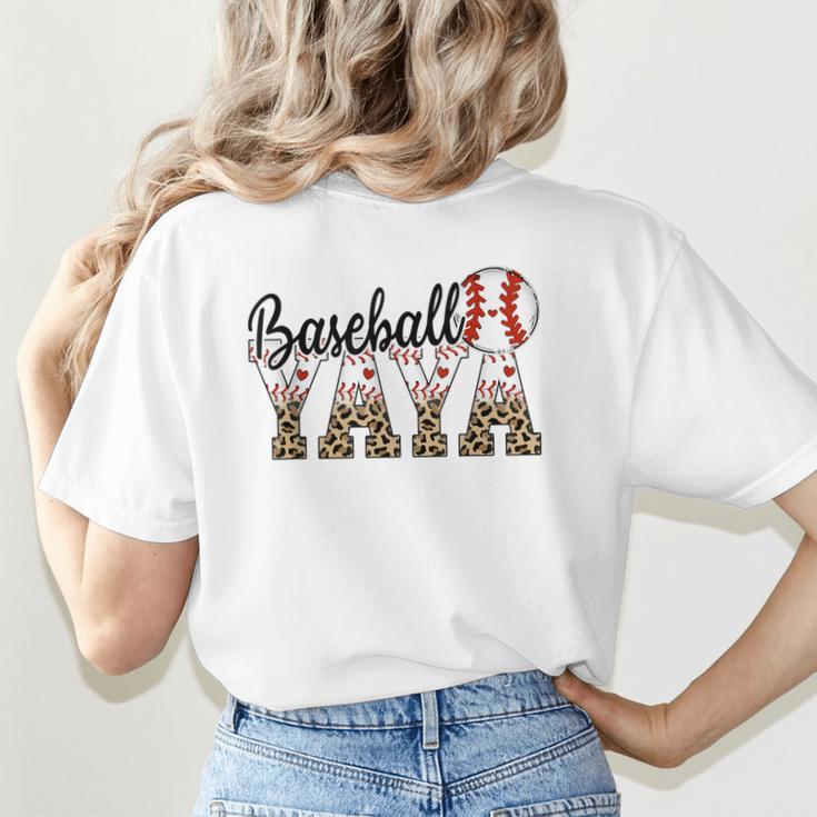 Baseball Yaya Women BallPark Yaya Baseball Mom Mother's Day Women's T-Shirt Back Print Baseball Yaya Women BallPark Yaya Baseball Mom Mother's Day Women's T-Shirt Back Print