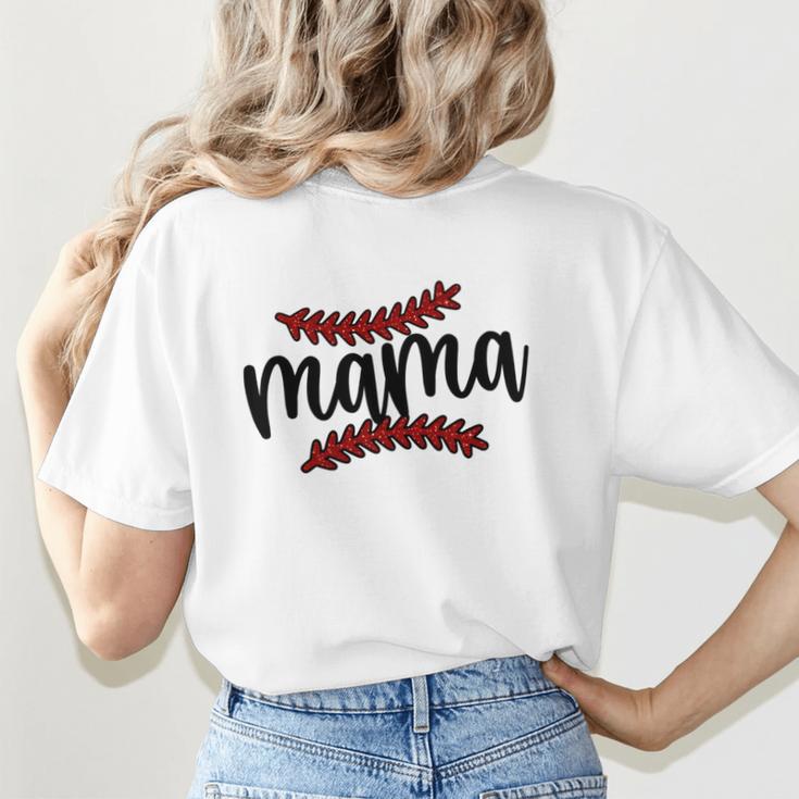 Custom Hustle Tball Tee Ball Baseball Mom Women's T-Shirt Back Print Custom Hustle Tball Tee Ball Baseball Mom Women's T-Shirt Back Print