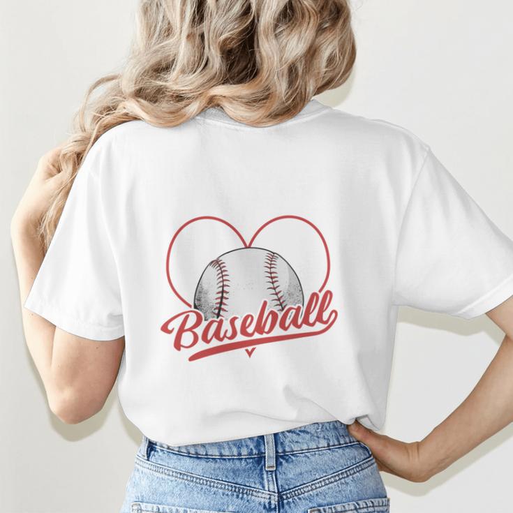 Home Runs And Heartbeats Being A Baseball Mom Women's T-Shirt Back Print Home Runs And Heartbeats Being A Baseball Mom Women's T-Shirt Back Print