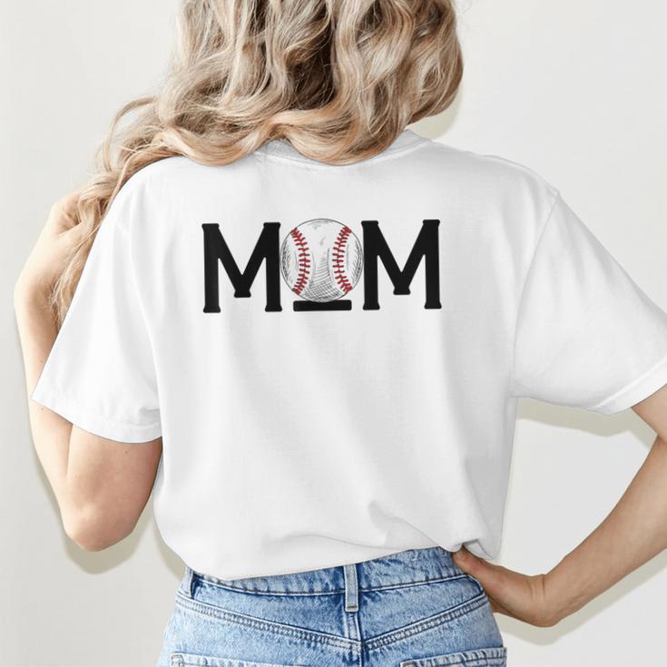 Loud & Proud Baseball Mom Softball Mother Women Mommy Women's T-Shirt Back Print