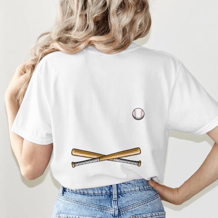 Moms Against Baseball Pants Softball Baseball Mom Women's T-Shirt Back Print Moms Against Baseball Pants Softball Baseball Mom Women's T-Shirt Back Print