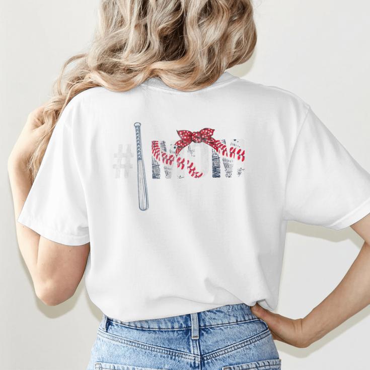 Number One Baseball Mom For Mothers Day Baseball Mommy Premium Women's T-Shirt Back Print Number One Baseball Mom For Mothers Day Baseball Mommy Premium Women's T-Shirt Back Print